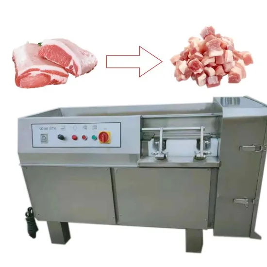 Full-Automatic Meat Dicer for Large-Scale Production Frozen Meat Cube Dicing Machine 2D/3D Meat Cube Dicer