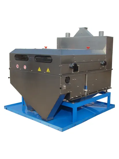 Advanced Magnetic Belt Dirt Sorter for Removing Ferrous Impurities From Granular Material After Pre-Cleaning Process