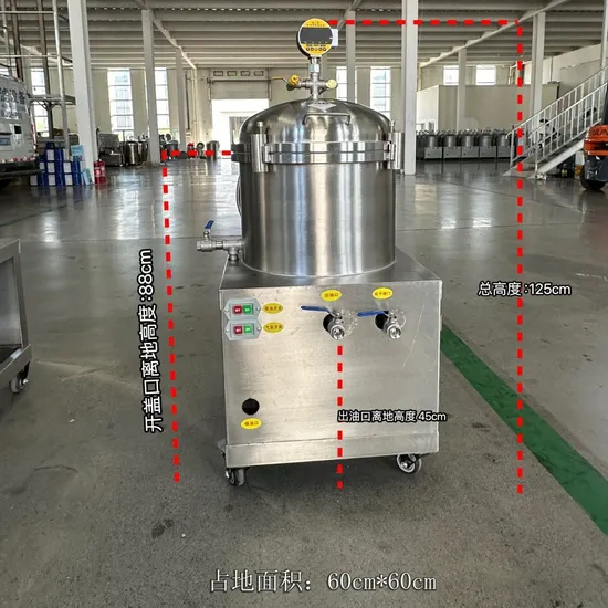 High Precision Automatic 24 Hours Cooking Oil/Frying Oil Used Oil Filter