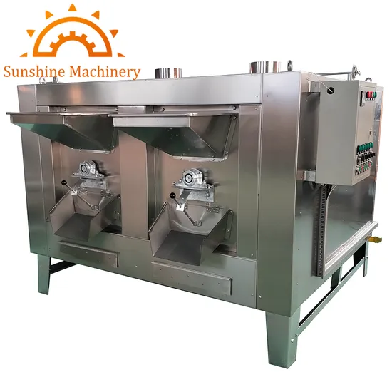 Commercial Sunflower Seed Drum Nut Sesame Roasting Peanut Cocoa Roaster Machine