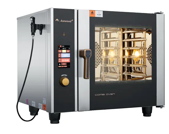 Touch-Screen 6 Trays 1/1gn Electric Combination Oven Combi-0ven