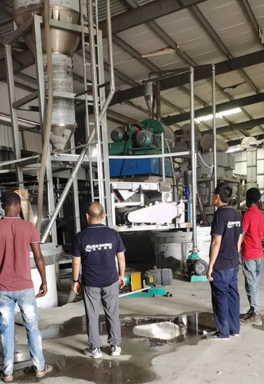 25tph Ethiopia Ethiopian Iodine Iodized Edible Salt Making Processing Washing Machine