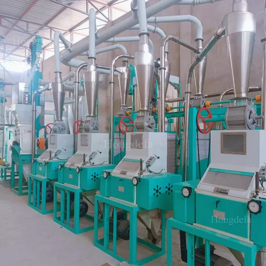 High Quality 30t/24h Maize Milling Machine with Stainless Steel Pipes