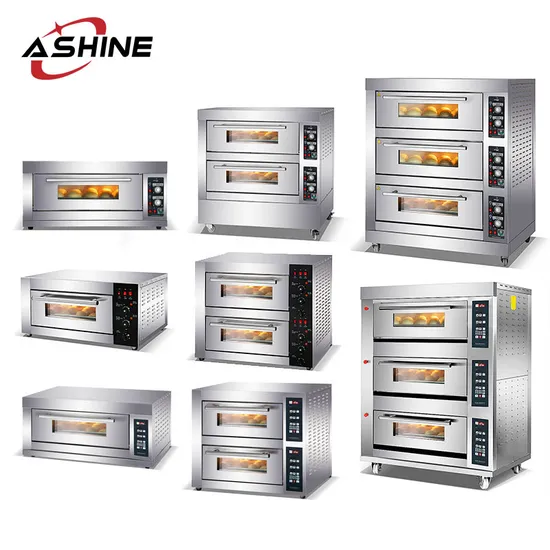 1 2 3 4 Deck 1 2 3 4 6 9 Trays Bakery Equipment Bakery Machine Baking Oven Bread Cake Pizza Ovens