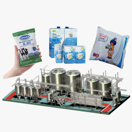Factory Milk Homogenization Pasteurization Sterilization Processing Unit Yogurt Fermentation Making Machine Dairy Processing Line