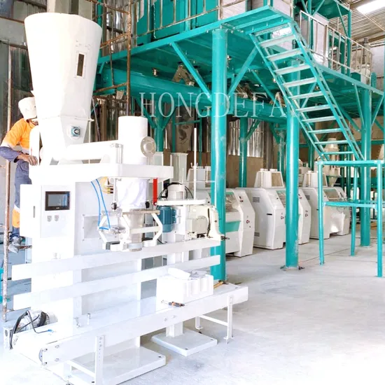 100t/D Corn Processing Maize Milling Machine in Africa