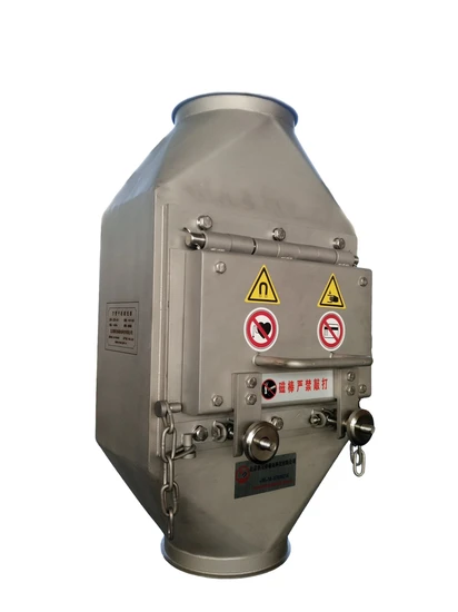 Advanced Sloping Pipeline Magnetic Separator for Removing Ferrous Impurities with Easy Manual Cleaning Type