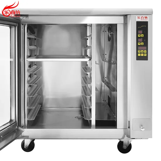 High Efficency Stainless Steel Commercial Electric Dough Proofer, 8 Trays Bread Fermenting Machine 400*600 mm Trays Proofer for Bakery Equipment