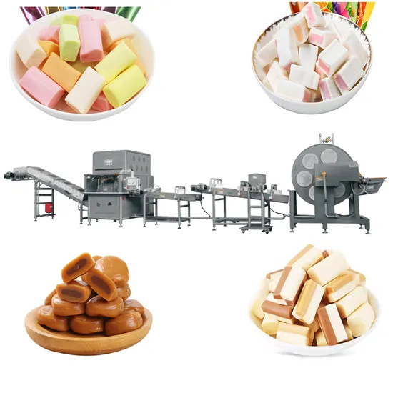 SGS/Soft Milk Candy /Toffee Full Automatic / Toffee Candy /Milky Candy /Toffee Candy with Cooling Drum Machine