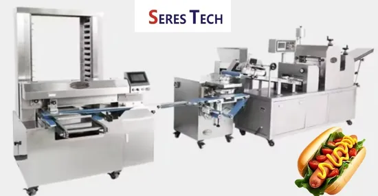 Fully Automatic Hot Dog, Baguette, Croissant, Pizza, Cinnamon Roll Baking Production Molding Equipment