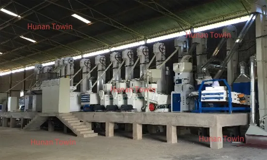 100t Per Day Rice Processing Complete Set Equipment Rice Milling Plant Rice Miller