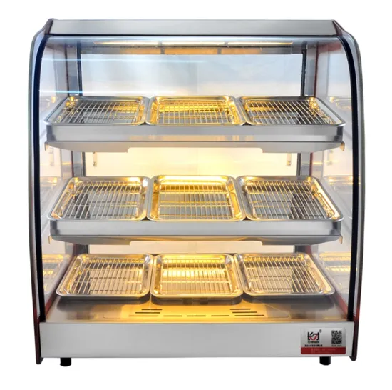 High Quality Burger Fried Food Warmer Display Cabinet Kfc Food Shop
