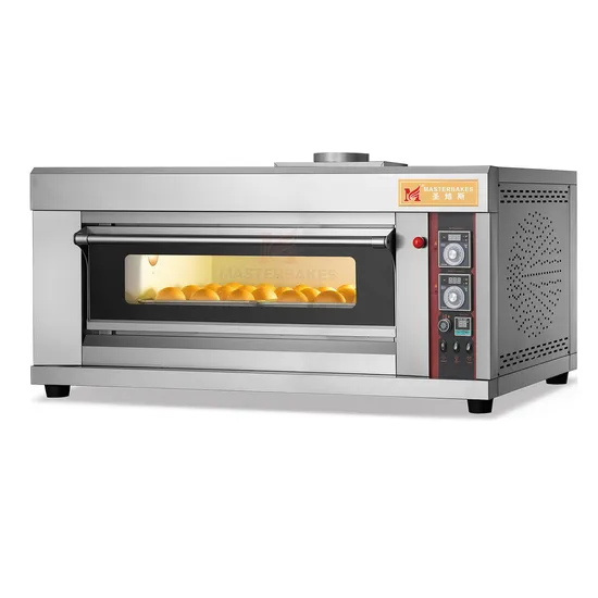 Luxurious Glass-Door Gas Oven for Perfect Bread Baking