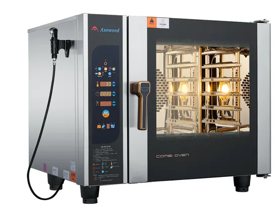 Microcomputer Panel Mini 6 Trays 2/3gn Electric Combination Oven Combi-0ven