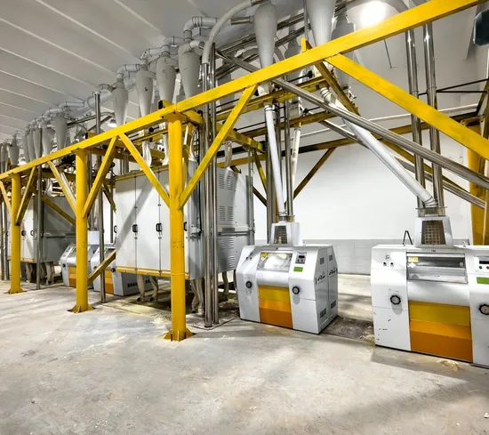 Automatic 120t Maize Milling Wheat Grits Corn Flour Mill Roller Grinding Mill