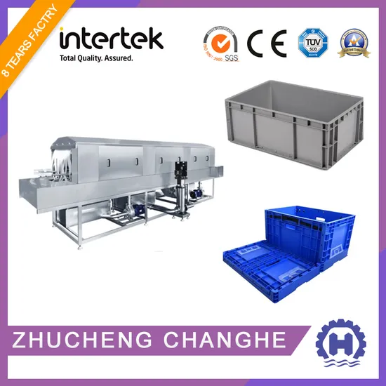 Fully Automatic High-Pressure Plastic Container Circulation Basket Tray Cleaning Machine