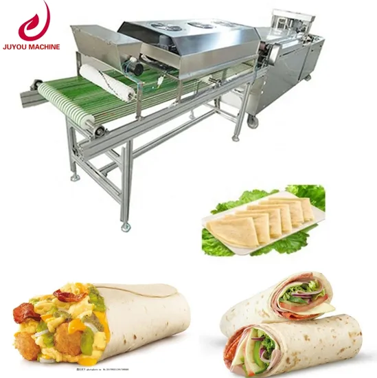 Industrial CE Fully Automatic Electric Heating Manufacturing Turikish Mexican Lavash Chapati Bread Press Flour Corn Tortilla Making Machine for Small Businesses