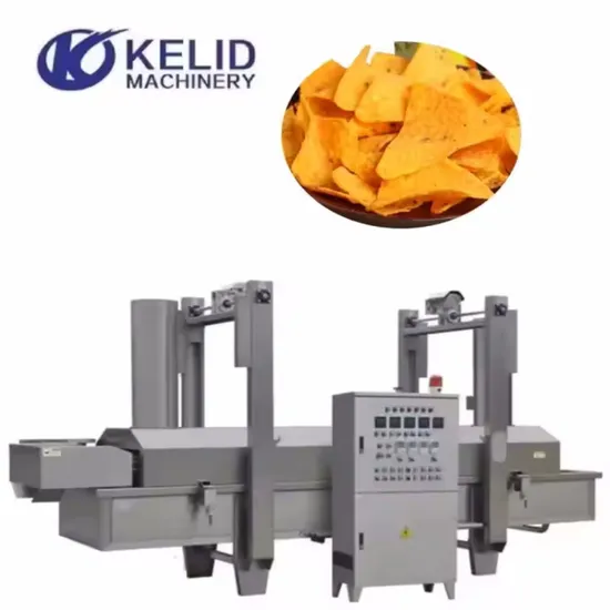 Industrial Multifunctional Continuous Electric Gas Fried Snacks Chips Deep Fryer Frying Machine
