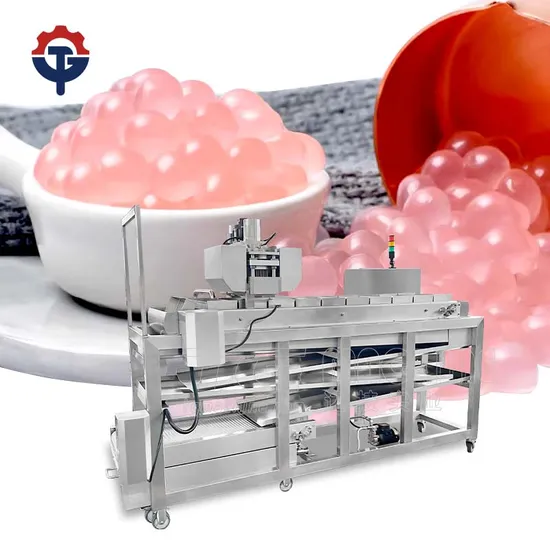Tg Large Scale Newly-Designed Popping Boba Fruit Bursting Balls Making Machine