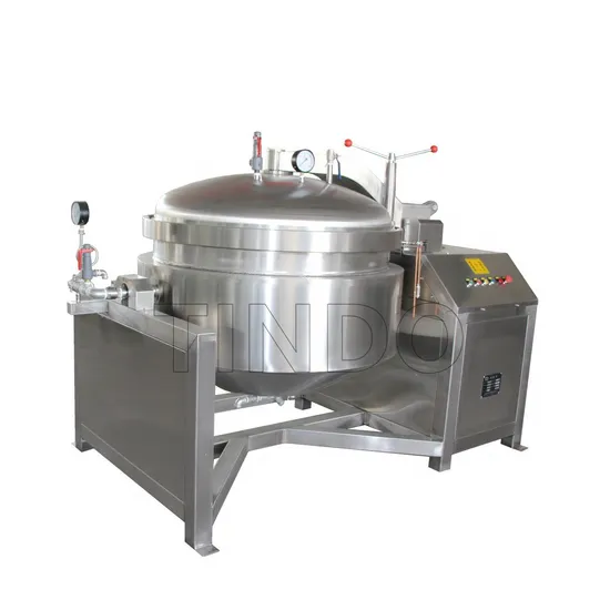 500L High-Pressure Cooking Pot Commercial Pressure Cooker Industrial Electric Food Machine