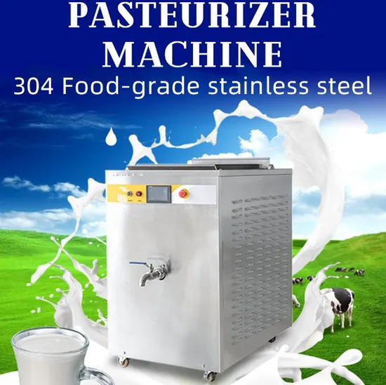 Touch Screen Milk Ice Cream Pasteurizer Machine with Water Cooling 50Hz for Sale