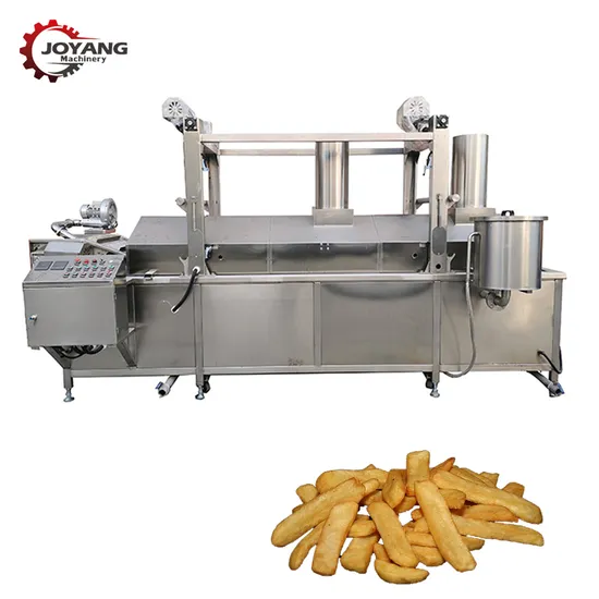 Highly Efficient Tunnel Electrical Gas Continuous Fryer Nuts Bean Seeds Fried Snack Food Meatballs Pork Chicken Nugget Deep Fryer Frying Machine