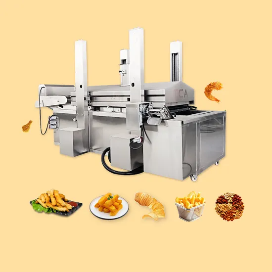 TCA Electric Banana Chips French Fries Onion Fish Nut Continuous Deep Frying Fryer Machine