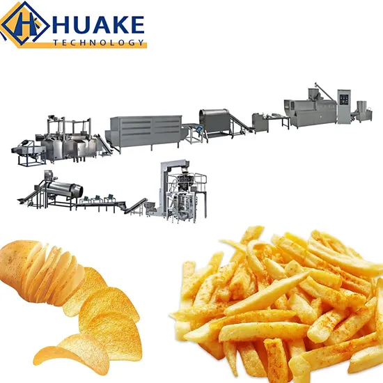Half-Fried Potatoes Line Capacity 500kg Potato French Fries Line Gas Frying Automatic Frozen French Fry Productionn Line Machine