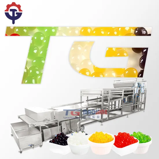 Full-Automatic Popping Boba Production Line Bubble Tea Ball Machine