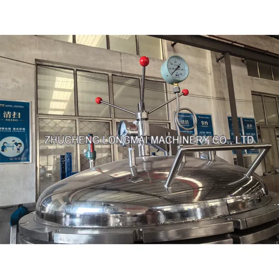 New Style Hot Selling Quality Stainless Steel 200 Liters Industrial Pressure Cooker Pot on Sale
