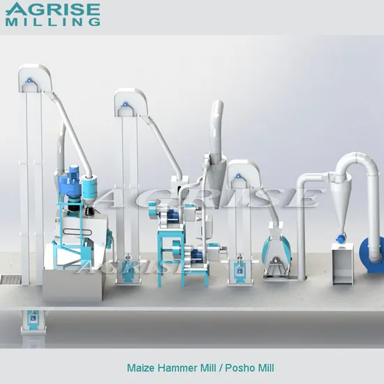 30tpd Corn Grinder Machine Maize Milling Machine 60mesh Fine Corn Flour Grits Mill Machine Maize Flour Milling Machine Maize Mill Machine Corn Mill with Prices