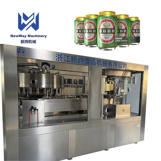 China Manufacturer Filling and Canning Machine for Can Beer