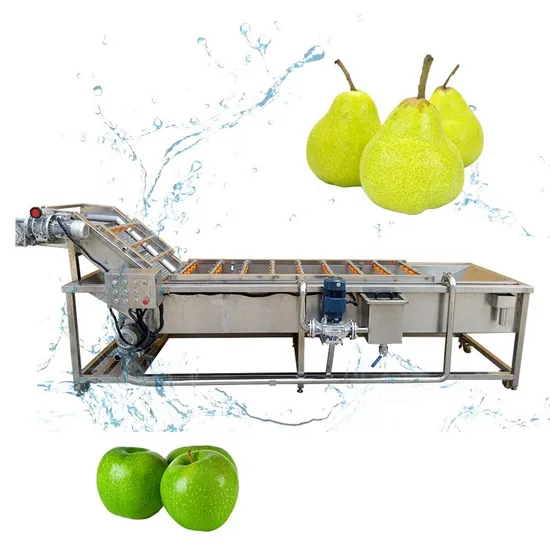 Low Price Fresh Water Bubble Vegetable Washing Machine