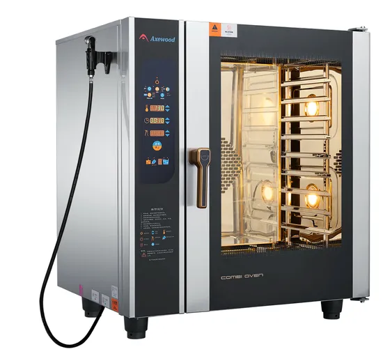 Microcomputer Panel 10 Trays 1/1 Gn Electric Combination Oven Combi-Oven