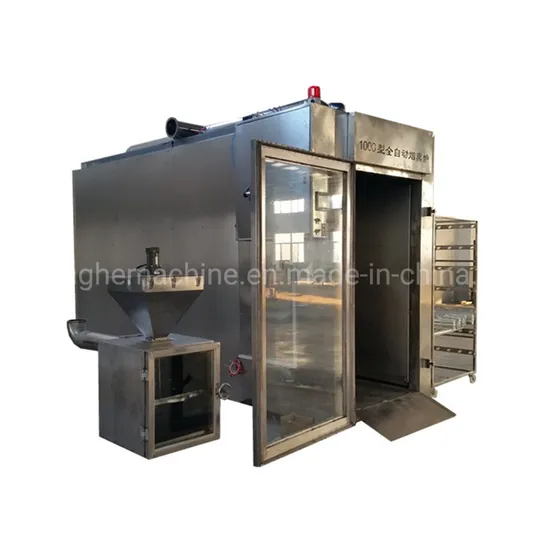 High Capacity Automatic Commercial Smoke House / Electric Smoker Oven for Sausage Processing