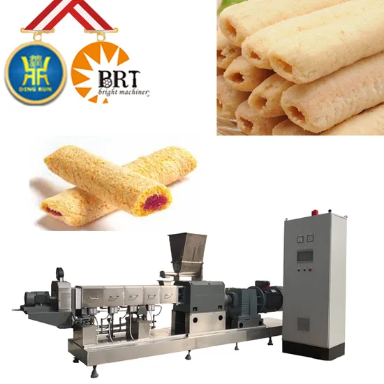 Automatic Core Filled Snack Machine Chocolate Core Filling Puffed Snacks Food Extruder Machine