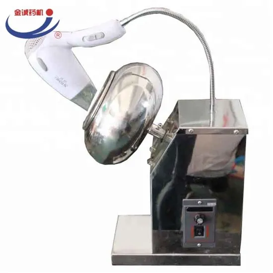 Lab Tablet Coating Machine Small Sugar Coating Pan Equipment