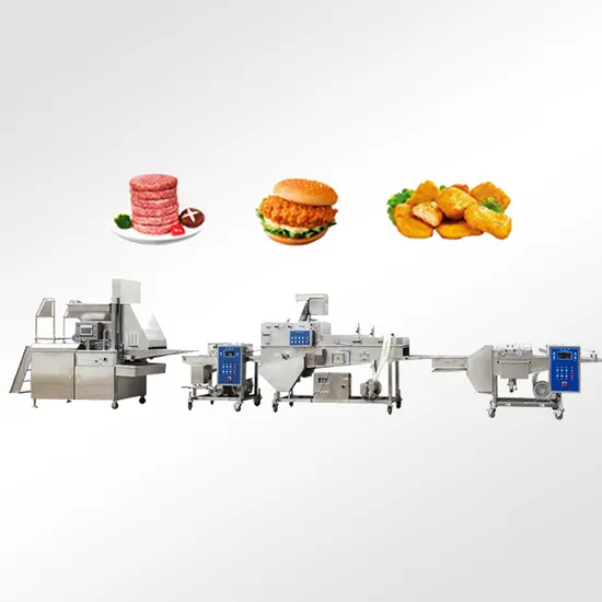TCA High Quality Automatic Breaded Chicken Nuggets Making Machine Triangle Onion Rings Food Production Line