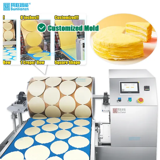 Industrial Electric Automatic Pancake Mille Crepe Pancake Baking Maker Machine