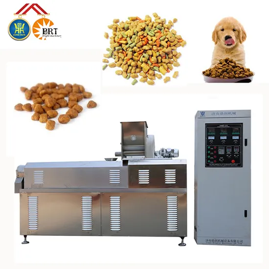Electric Pet Food Machine Extruder Dog Feed Pet Food Processing Line