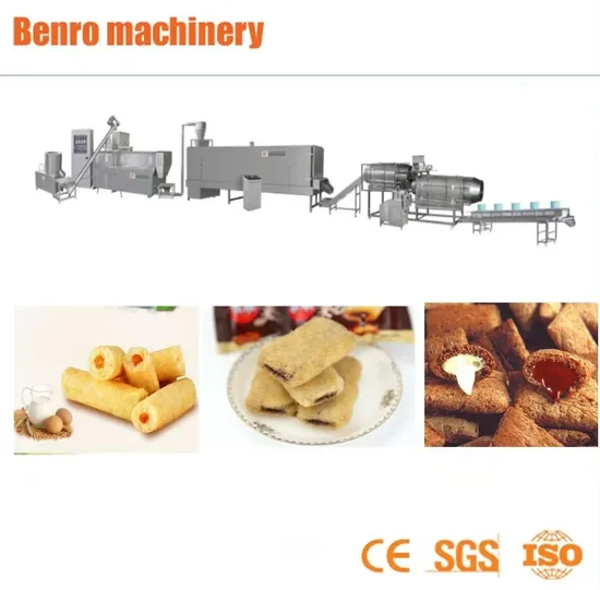 Core Filling Inflating Snacks Machine Line