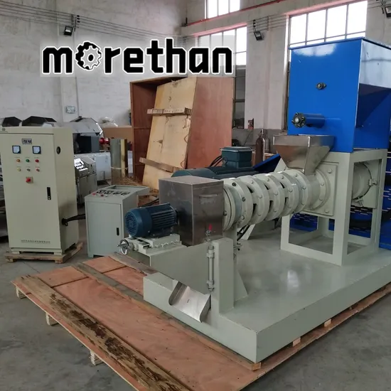 200kg/Hr Pellet Feed Press Poultry Feed Float Pallet Soya Barel Make Extruder Screw and Barel Machine for Fish Soybean Extruder
