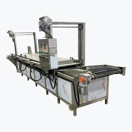 Large Frying Equipment Chinese Yam Slices Fryer Cat′s Ear Snacks Continuous Frying Machine