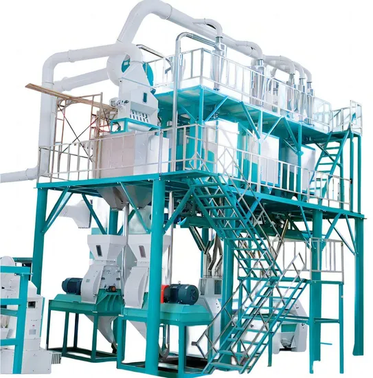 Factory Supply Corn Mill Maize Milling Machine Grinding Roller Mill 50 Ton Grain Processing Devices