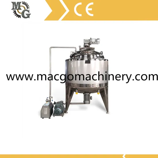 High Shear Emulsifying Mixing Tank Machine for Food/Beverage