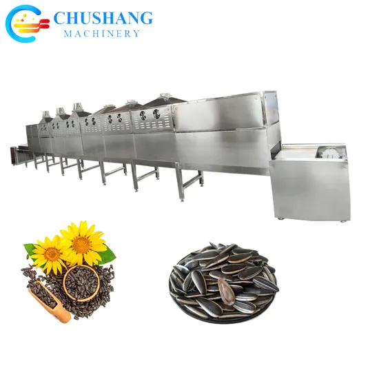 Automatic Sunflower Kernels Pumpkin Kernels Nuts Microwave Tunnel Dryer with High Efficiency