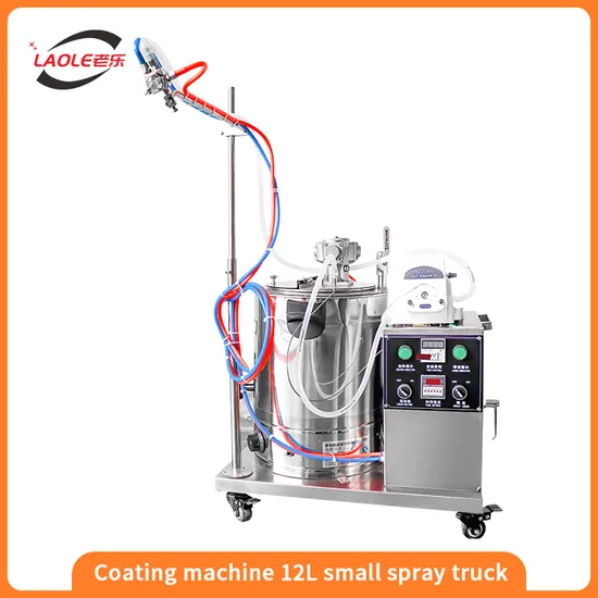 12L Caramel Nut Candy Chocolate Coating Machine Liquid Sprayer