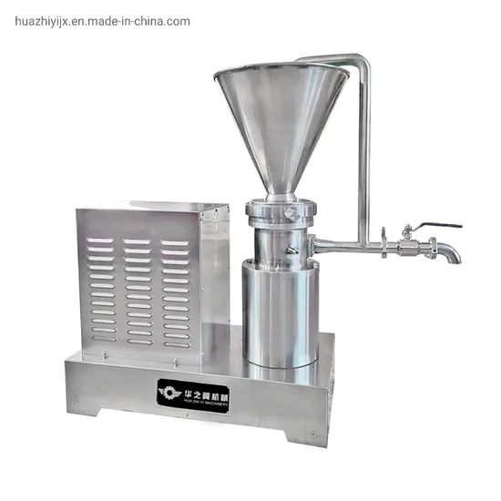 Small Laboratory Vertical Stainless Steel Sanitary Food-Grade High-Speed Colloid Mill