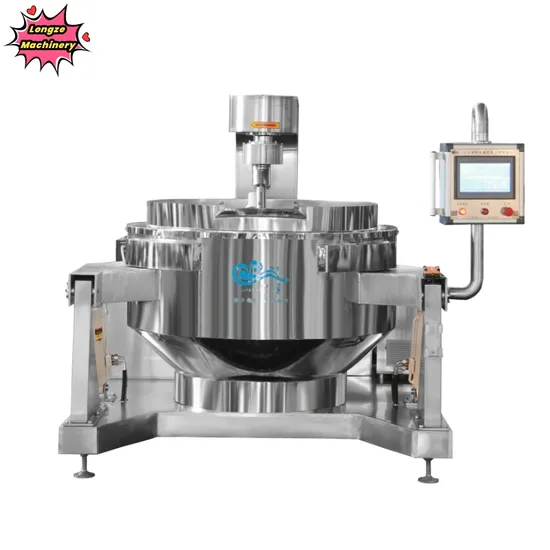 High-Efficiency Factory Direct Sale Heavy Duty Double Jacketed Steam Heating Jacketed Kettle Cooking Mixer for Ready Meals