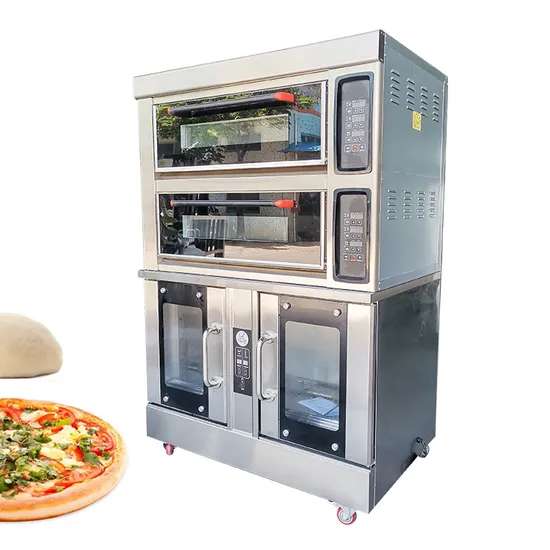 2 Deck 4 Tray Bakery Equipment Baking Oven Electric with Bread Fermentation Proofer